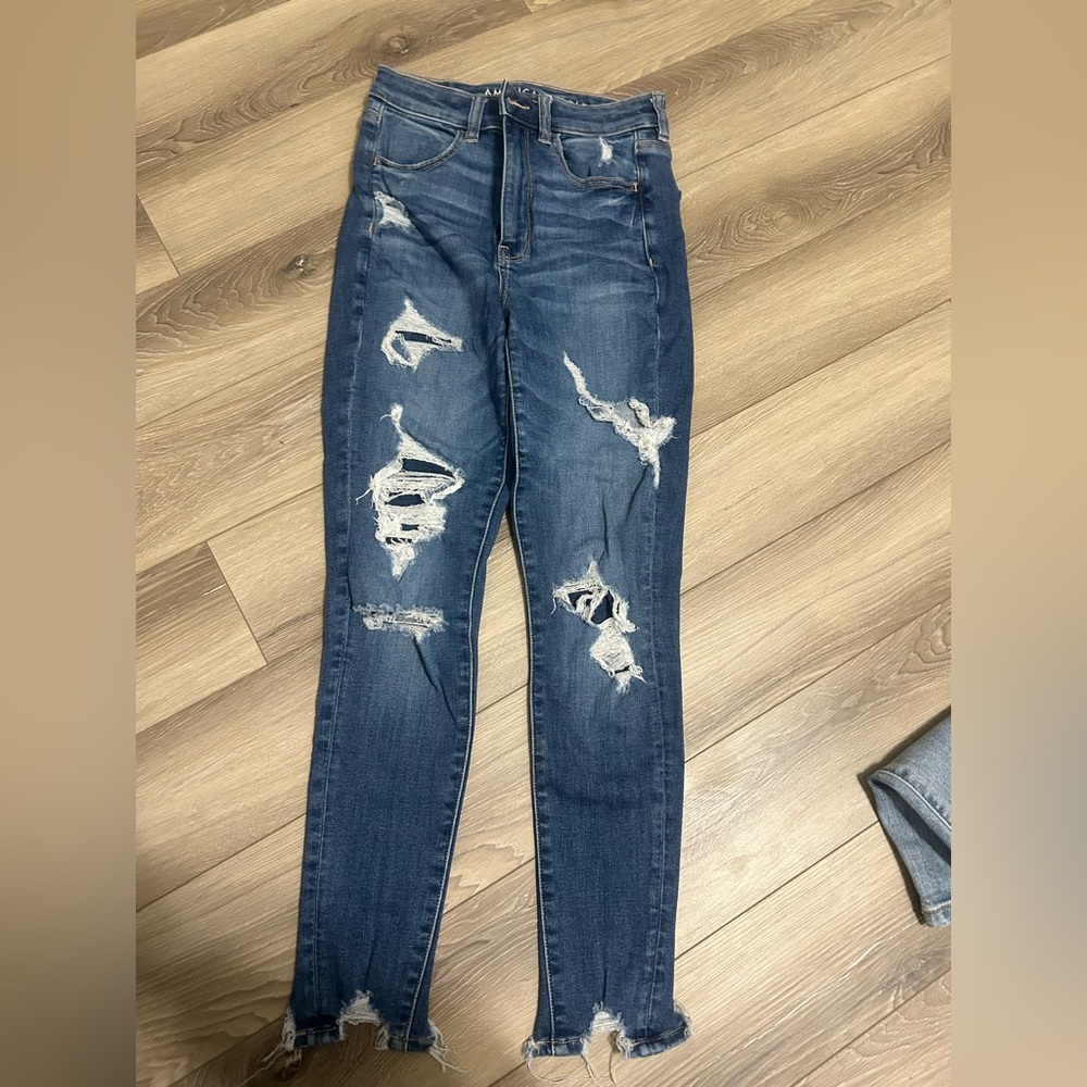 American Eagle high-rise jeans